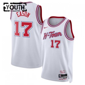 Dječji NBA Dres Houston Rockets Tari Eason Nike 2025-26 City Edition Bijela Swingman